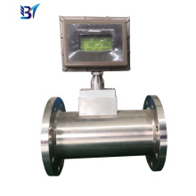 Modbus communicate natural gas flow meters turbine type gas flow meter